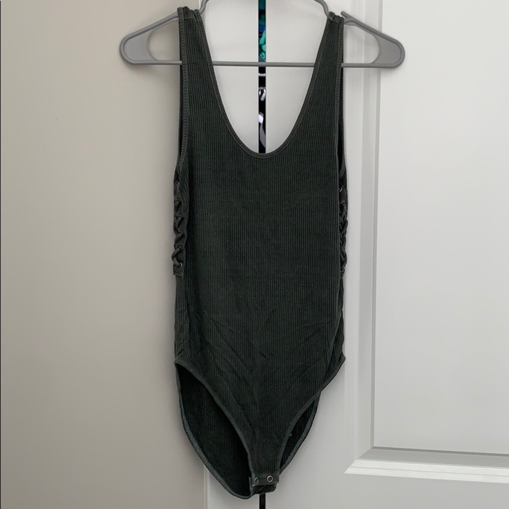 American eagle ribbed leotard